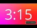 3 Minute 15 Second Timer Countdown - Colorful