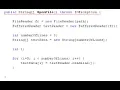 How to read from a txt file in java for beginners in netbeans