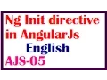Ng Init directive in AngularJs English-vlr training