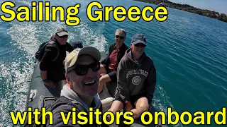 Sailing the best of Greece with visitors onboard! (Sailing Dakini – Leave to Roam Ep. 70)