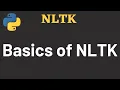 NLTK Tutorial 02 NLTK Basics NLTK Python