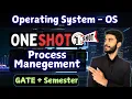 One Shot Process Management Operating System Full Course OS GATE Semester
