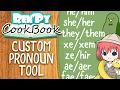 Ren py Custom Pronoun Tool