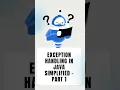 Exception Handling - Part 1