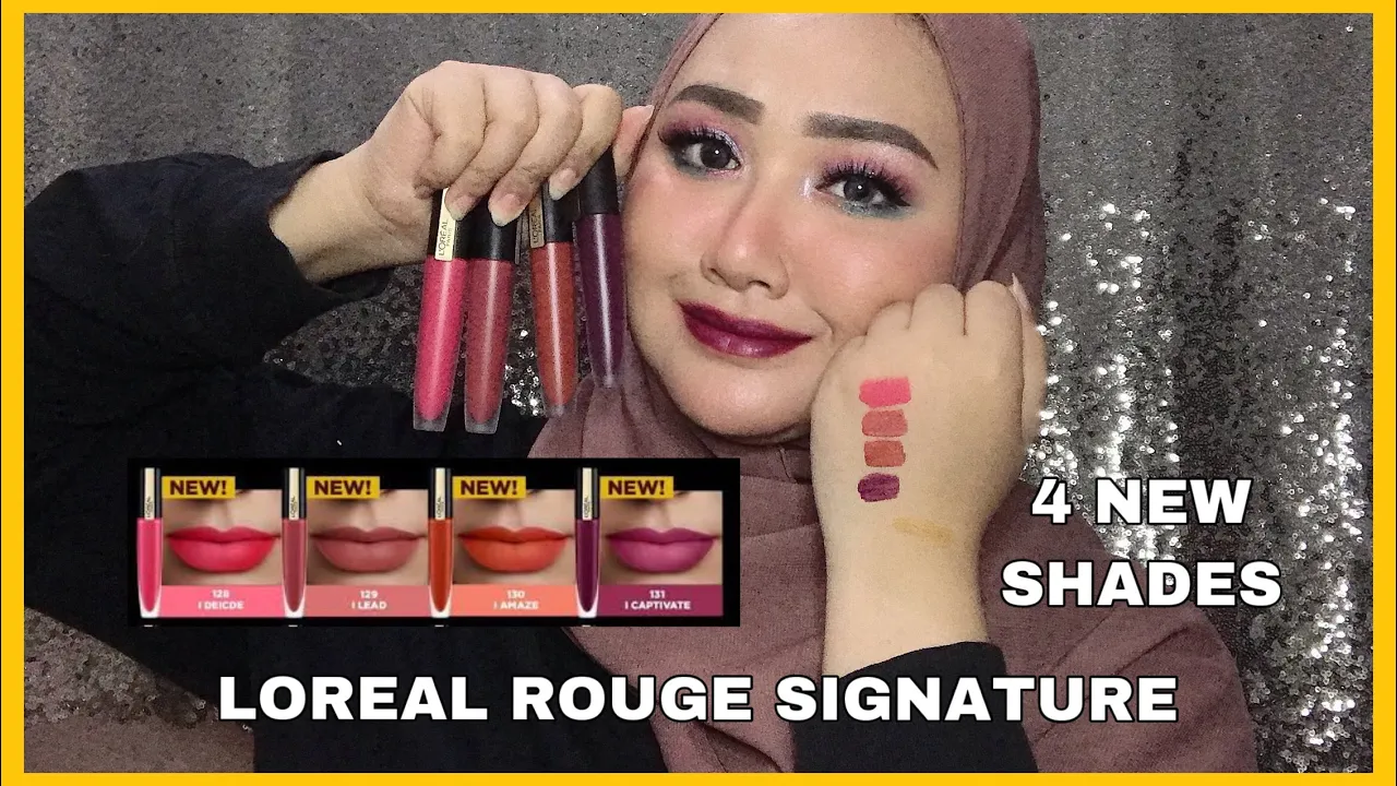 LOREAL COLOR RICHE MATTE LIPTSICK SWATCHES & REVIEW DI KULIT SAWO MATANG | INDONESIA