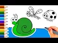 Coloring Pages Insect Collection How To Draw Color For Kids