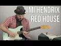 Jimi Hendrix Red House Inspired Guitar Lesson + Tutorial