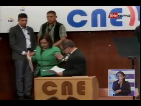 Moreno y Glas inscribieron su candidatura presidencial