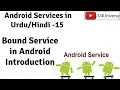 Android Services-15 Introduction to Bound Services in Android U4Universe
