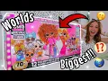 UNBOXING THE WORLDS BIGGEST MYSTERY TOY TO EXIST L O L 3D MOVIE MAGIC STUDIOS 70 BOXES