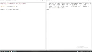 Python Program to get current date and time in UTC Format