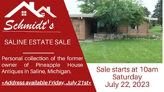 Saline Estate Sale Slide show