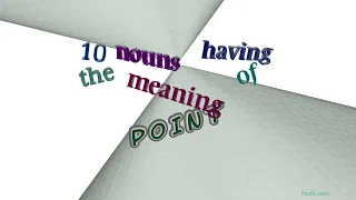 point - 15 nouns synonym to point sentence examples