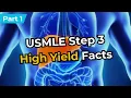 USMLE Step 3 High Yield Facts Part 1