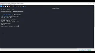 SMTP Server in Python and connect to it using Telnet