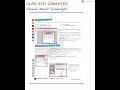 Visual Basic Concepts CLASS VIII