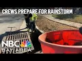 San Jose city crews and water district prepare for rainstorm