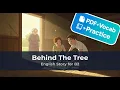 English Story B2 - Behind The Tree FREE PDF Vocabulary Exercises Inside