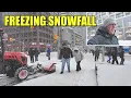 Lagu Freezing Snowfall \u0026 High Winds | Midtown Toronto Walk (Dec 2025)