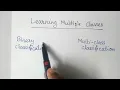 Learning multiple classes One-vs-One One-vs-All KTU CS Machine learning