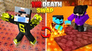 1 VS 2 Death Swap Against PRO SMP Players | Minecraft
