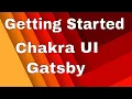 Chakra UI and Gatsby - Getting Started