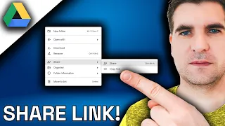 How To Share Google Drive Link In Just 30 SECONDS 