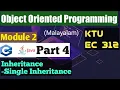 Module 2 Part 4 Inheritance-Single Inheritance Object Oriented Programming KTU C