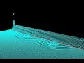 Wave simulation 3D Processing JAVA - Double slit experiment