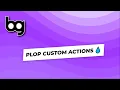 plop custom actions