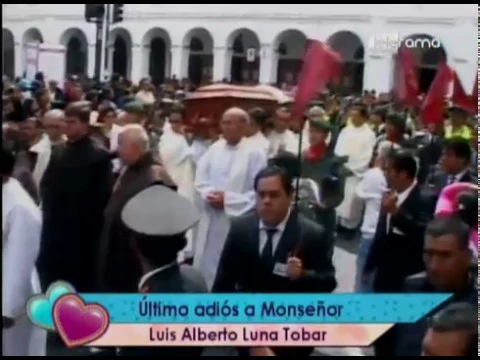 Último adiós a Monseñor Luis Alberto Luna Tobar