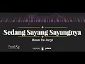 Download Lagu Sedang Sayang Sayangnya (FEMALE KEY) Mawar De Jongh (KARAOKE PIANO)