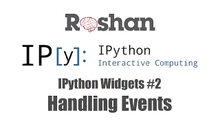 Handling Events - IPython Widgets