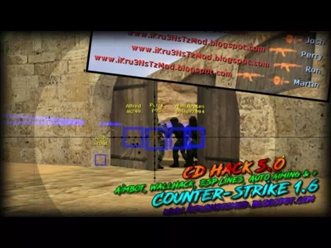 Download MP3 CD Hack 5.0 - Counter-Strike 1.6 Hack (Aimbot, WallHack, ESP Lines, Auto Aiming, Non detectable)