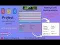 Create Railway Ticket Booking Website using HTML CSS and JavaScript in 2025 mini project 2025