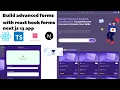 Next JS 13 App Tailwind CSS tutorial shadcn - Advanced react hook forms with zod