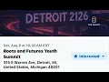 DETROIT TEENS SHAPING TOMORROW - AUGUST 8TH 10 30 5PM Sat August 8th 10 30AM TO PRE-REGISTRATION