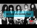 Steelheart She's Gone Guitar SOLO Backing Track