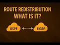 Route Redistribution Explained EIGRP OSPF Simplified CCNA Level Guide