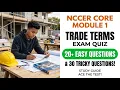 Pass The 2026 NCCER Core Module 1 Trade Terms Exam Practice Quiz And Study Guide