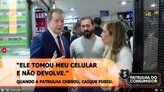 🚨“Ele tomou meu celular e não devolve. ”Quando a Patrulha chegou, CaÍque fugiu.