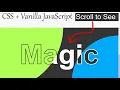 Animating Clip-path using CSS and Vanilla Javascript