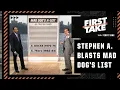 Stephen A laughs at Mad Dog Russo s list of the Top 5 NBA teams of all time First Take