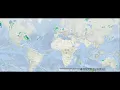 2018 April World Weather Satellite Precipitation Radar Time Lapse
