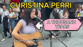 Everyone STOPPED With This Song Christina Perri A Thousand Years 