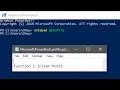 How to create Powershell profile and powershell functions
