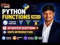 Python Functions Part 2 Recursive Functions map filter reduce OOPS Introduction