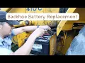 John Deere Backhoe Battery Replacement