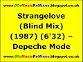 Strangelove (Blind Mix) - Depeche Mode | 80s Dance Music | 80s Club Mixes | 80s New Wave Band