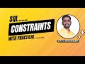 SQL Constraints Explained in Hindi NOT NULL UNIQUE PRIMARY FOREIGN CHECK DEFAULT